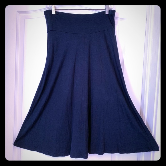 🌟SALE 4 for $20🌟Navy jersey skirt EUC - Picture 2 of 3